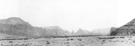 الواحة الكبيرة من الجنوب الشرقي لمدينة العلا (1909م)