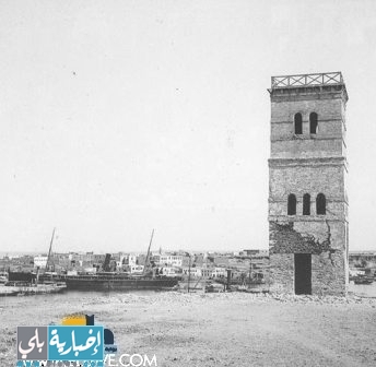 البرج جنوب ميناء مدينة الوجه (1917م)